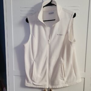 Columbia Cream Fleece Vest
